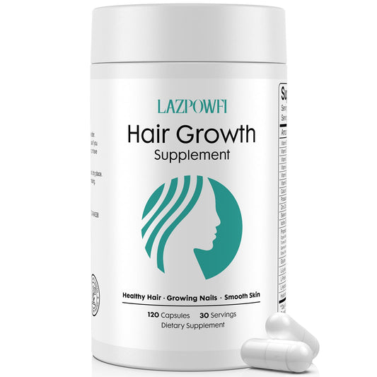 Lazpowfi cápsulas crecimiento pelo: apoyo diario para cabello más fuerte.