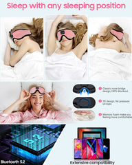 LC-dolida breathable memory foam eye mask delivers lightweight, skin-friendly comfort