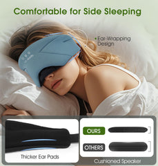 LC-dolida bamboo fabric mask highlights cooling and sweat-wicking comfort during nightly wear