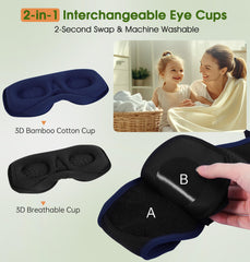 LC-dolida memory foam eye cups reduce eye pressure for comfort