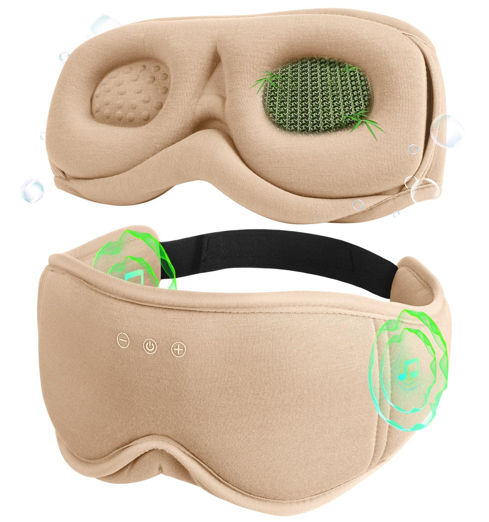 LC-dolida Bluetooth sleep mask with 5.4 for wireless audio on bedtimes.