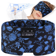 LC-dolida sleep mask with Bluetooth headphones for wireless calls and music.