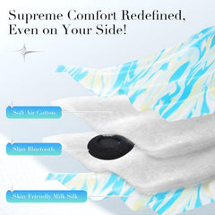 LC-dolida sleep mask extended-velcro-band offering secure fit for any sleep position