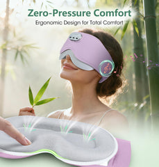 LC-dolida two-tone design, stylish sleep accessory for home or travel