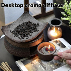 LDGSUPH Ceramic Burner with deep bowl provides gentle tea-light heating for long-lasting fragrance.