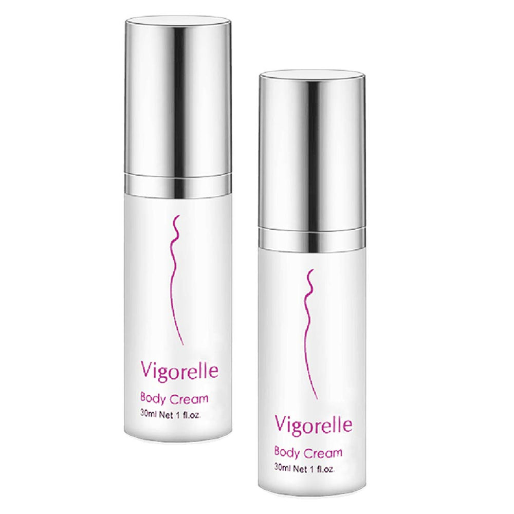 Leading Edge Health Vigorelle 2-pack cream jar for comfortable daily use and smooth application.