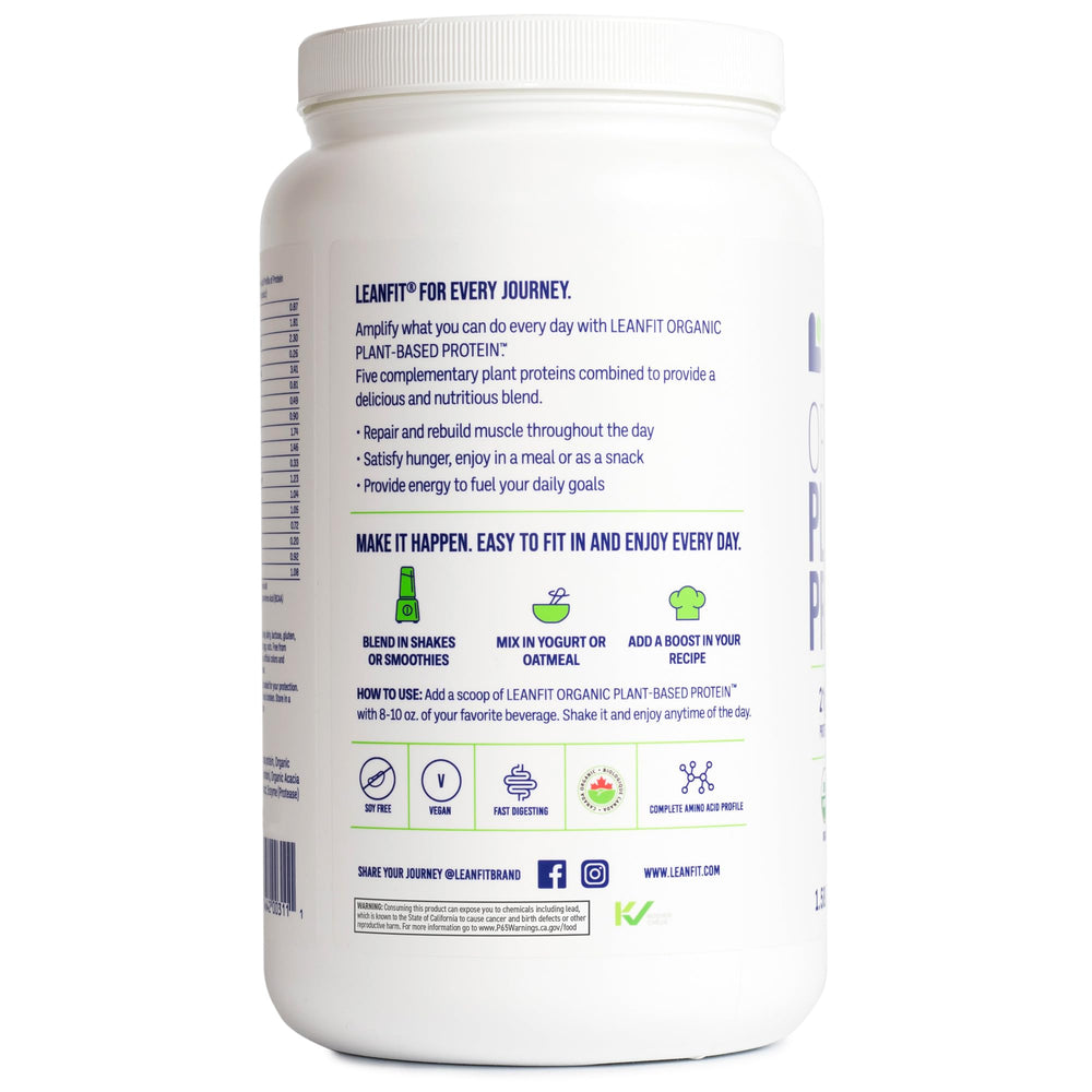 LeanFit container showing 19 servings per container.