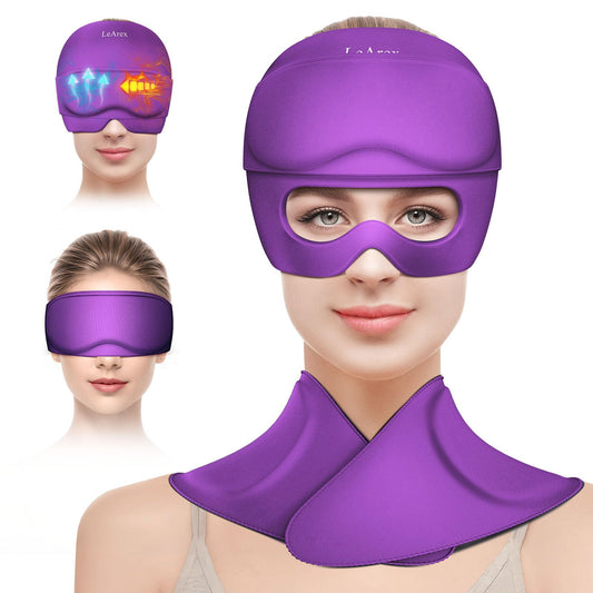 LeArex 3in1 migraine relief cap for cooling comfort during headaches.