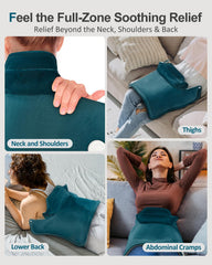 LEATIGIO full-back coverage pad targets upper back and shoulders with broad heat.