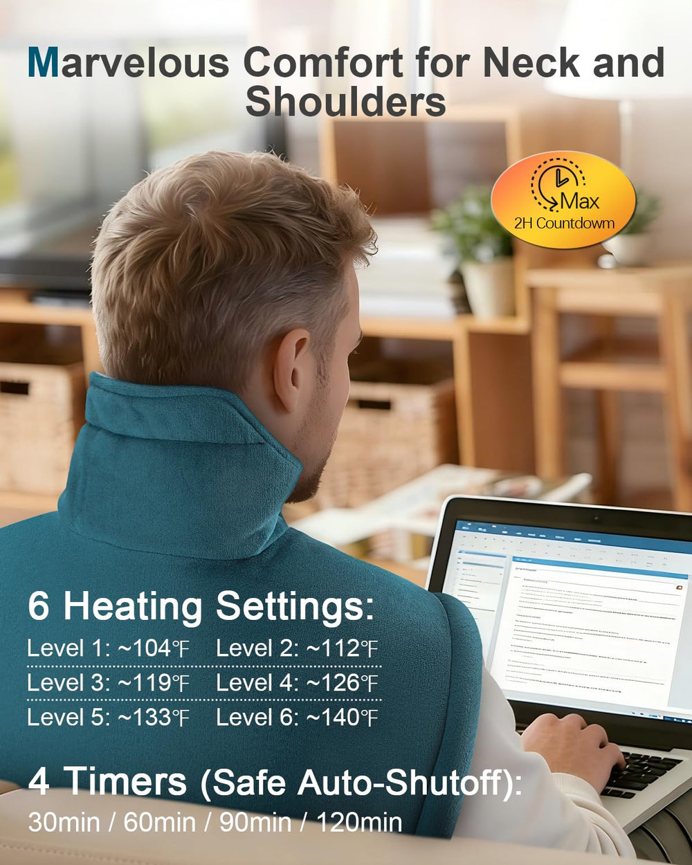 LEATIGIO knee-use heat pad delivers soothing warmth for joints.