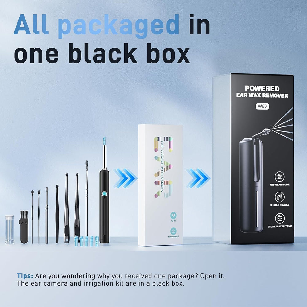 Lebbtl ear otoscope with 1080p LED lights for precise inspection