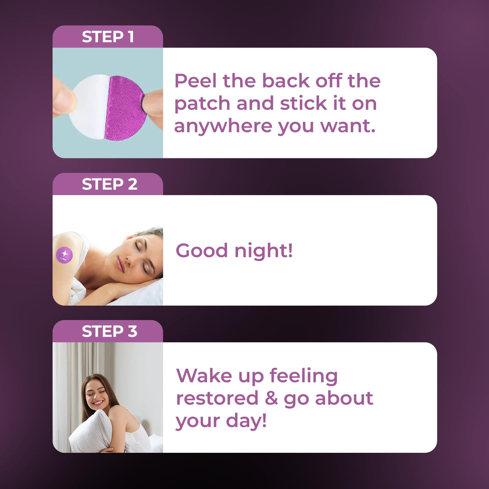 Ledisa Sleep Patches ingredients display melatonin, valerian, magnesium blend for restful nights.