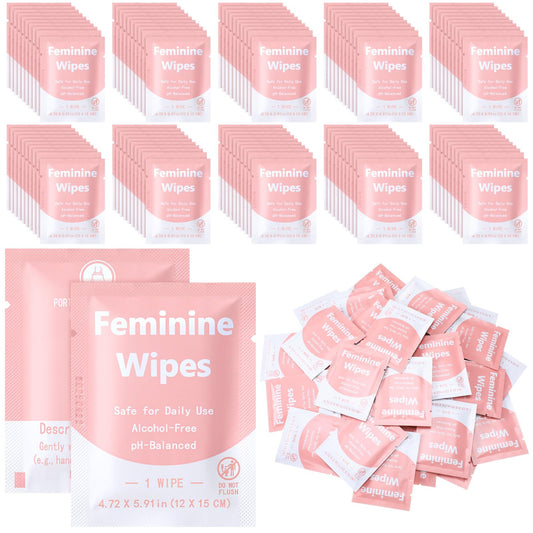 Leelosp feminine wipes individually wrapped for on-the-go freshness