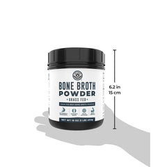 Left Coast Performance Bone Broth Protein unflavored powder blends easily