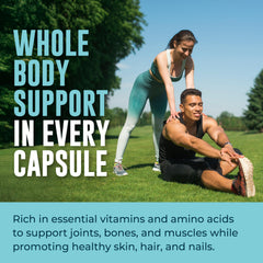 Left Coast Performance capsules pouring with water