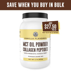 Left Coast Performance MCT coffee creamer pours into a mug for creamy, dairy-free energy.