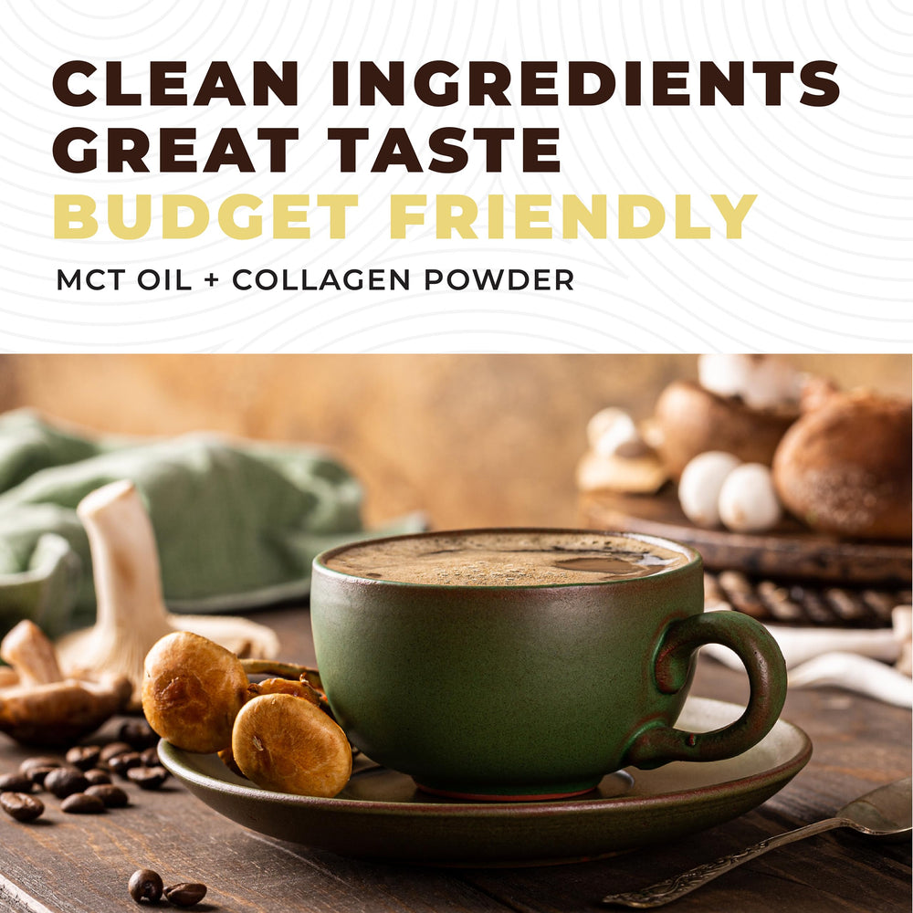 Left Coast Performance MCT Oil Powder zero sugar formula ready for sugar-conscious mornings.