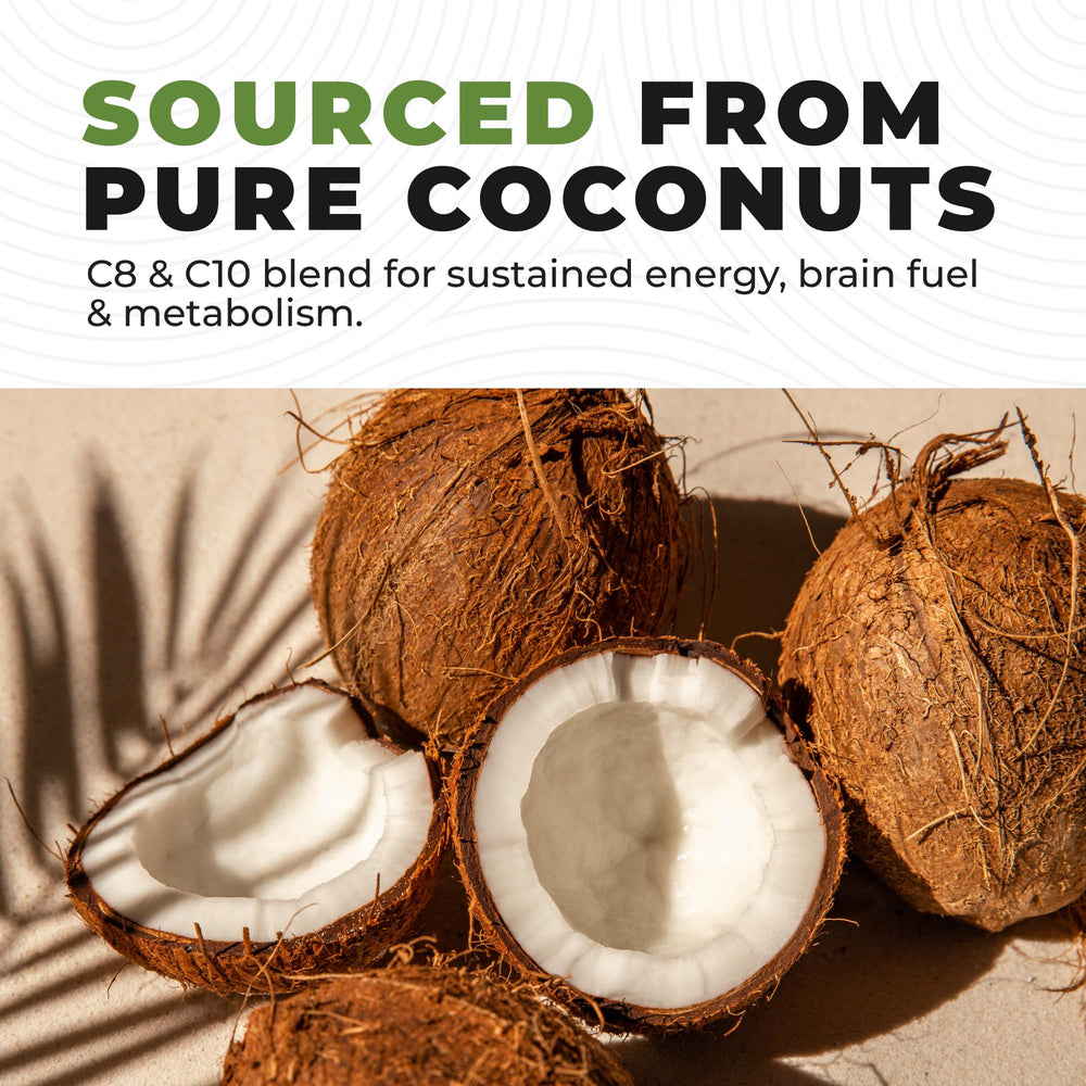 Left Coast Performance MCT oil used in smoothies for momentum.
