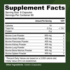 Left Coast Performance seven-organ capsules ready for daily carnivore routine