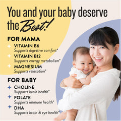 AM dose of Legendairy Milk Dynamic Duo prenatal vitamins for daytime energy.
