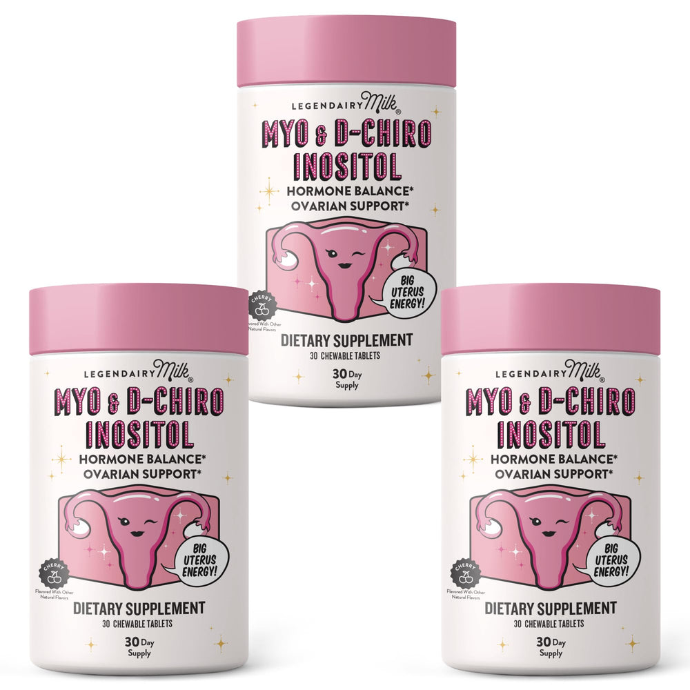 Legendairy Milk myo d-chiro inositol tablets for daily hormonal balance