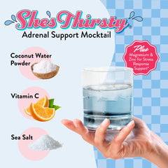 Legendairy Milk She’s Thirsty glass pour showcasing refreshing flavor and aroma.