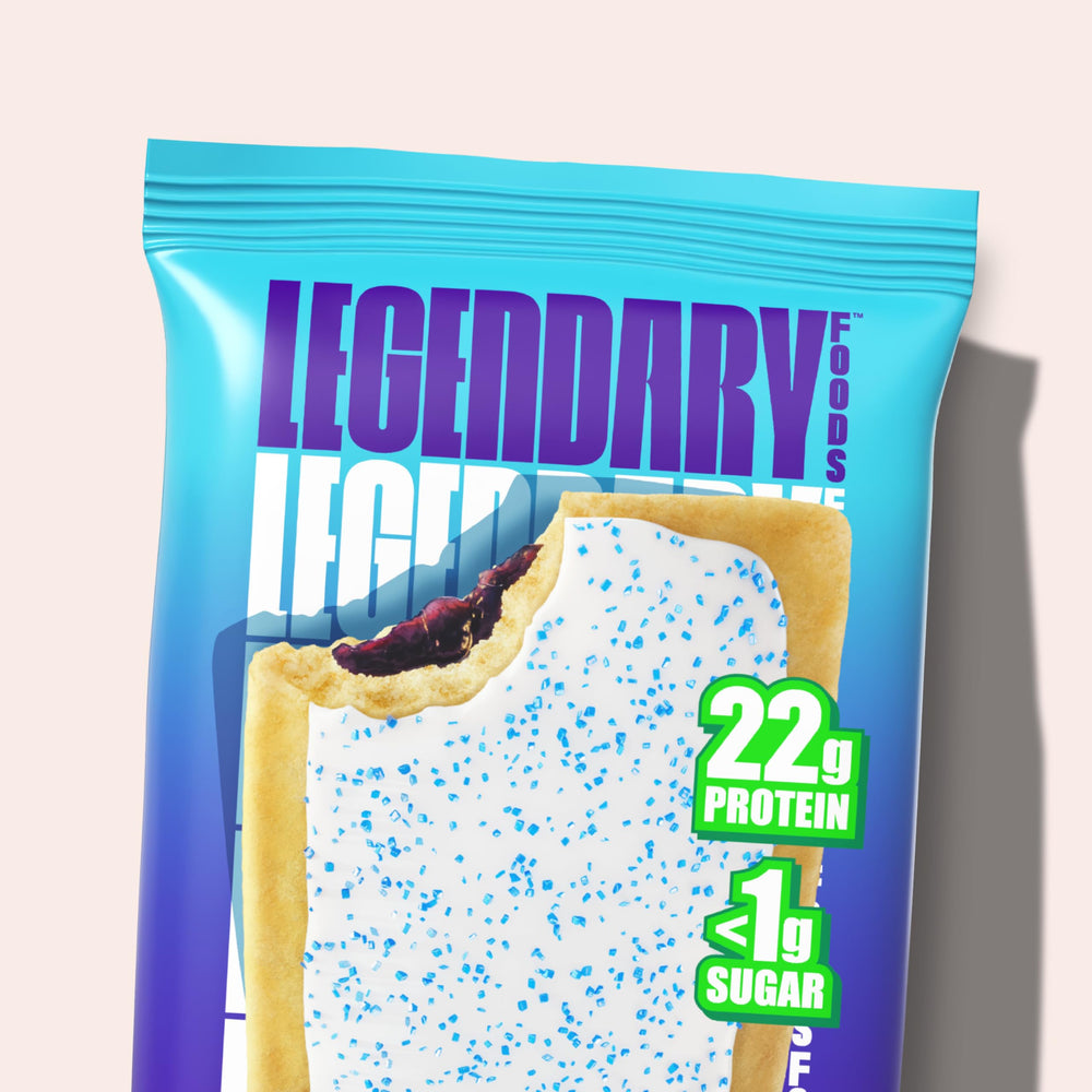 Legendary Foods 22g Protein Pastry gym snack, supports steady energy