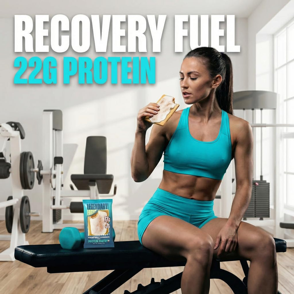 Legendary Foods 22g Protein Pastry subscribe-save banner conveys convenient recurring orders