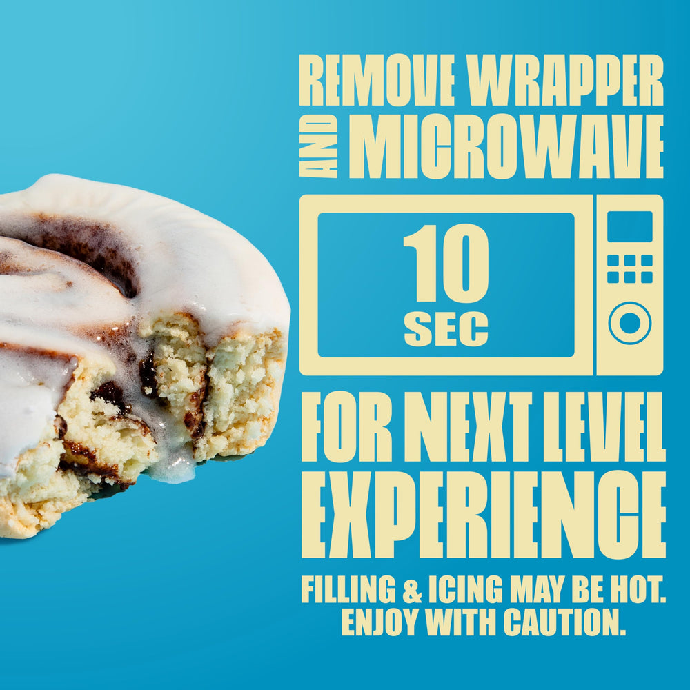Legendary Foods Cinnamon Roll bar with 9g fiber—supports satiety and fullness.