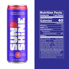 Legendary Sunshine bottle showing natural caffeine boost for focus and alertness
