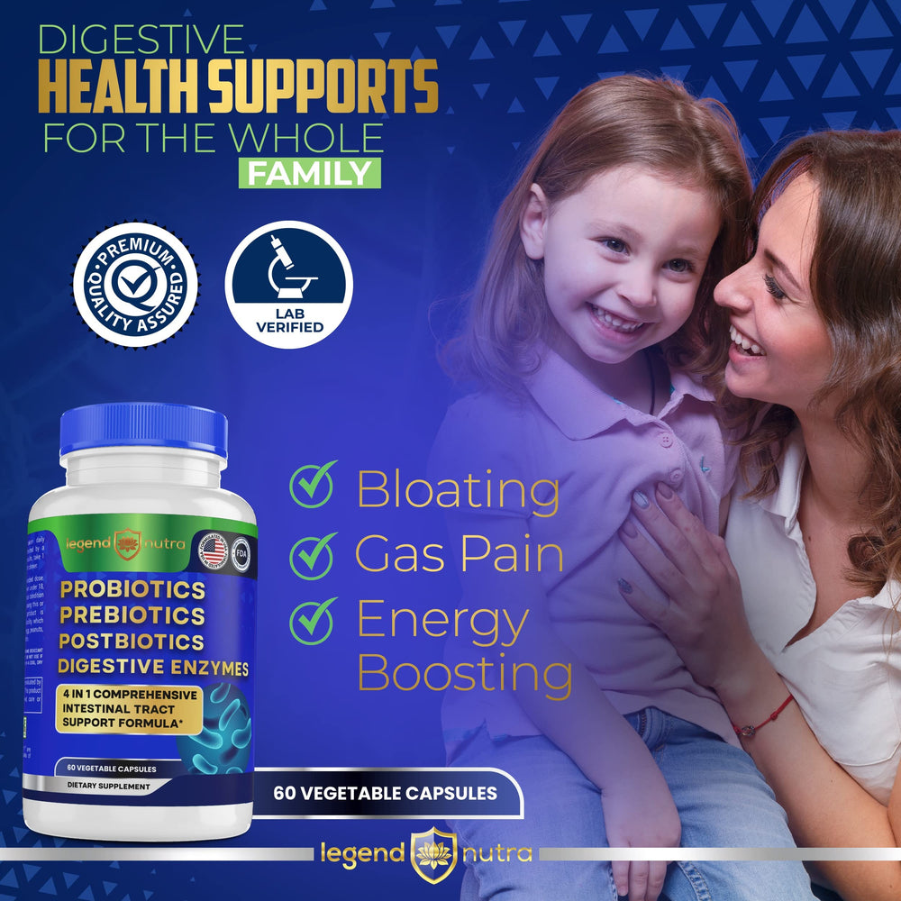 Legend Nutra Probiotics packaging box displaying 2-pack value and authenticity