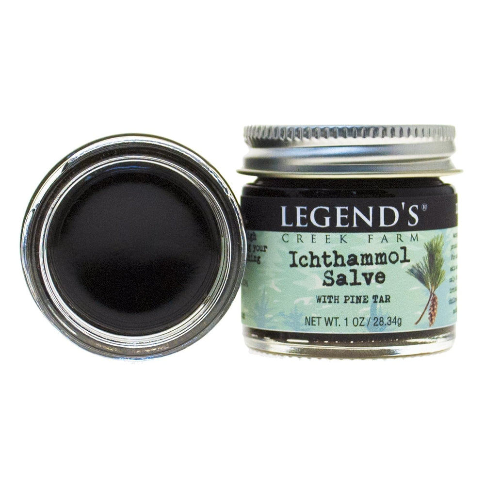 Legends Creek Farm herbal salve pack of two for on-the-go minor skin care.