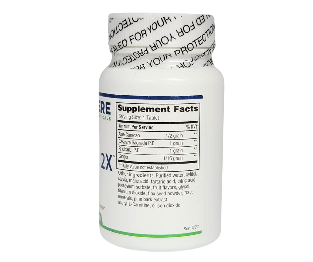 Legere A.C.R 2X product in use on nightstand with water.
