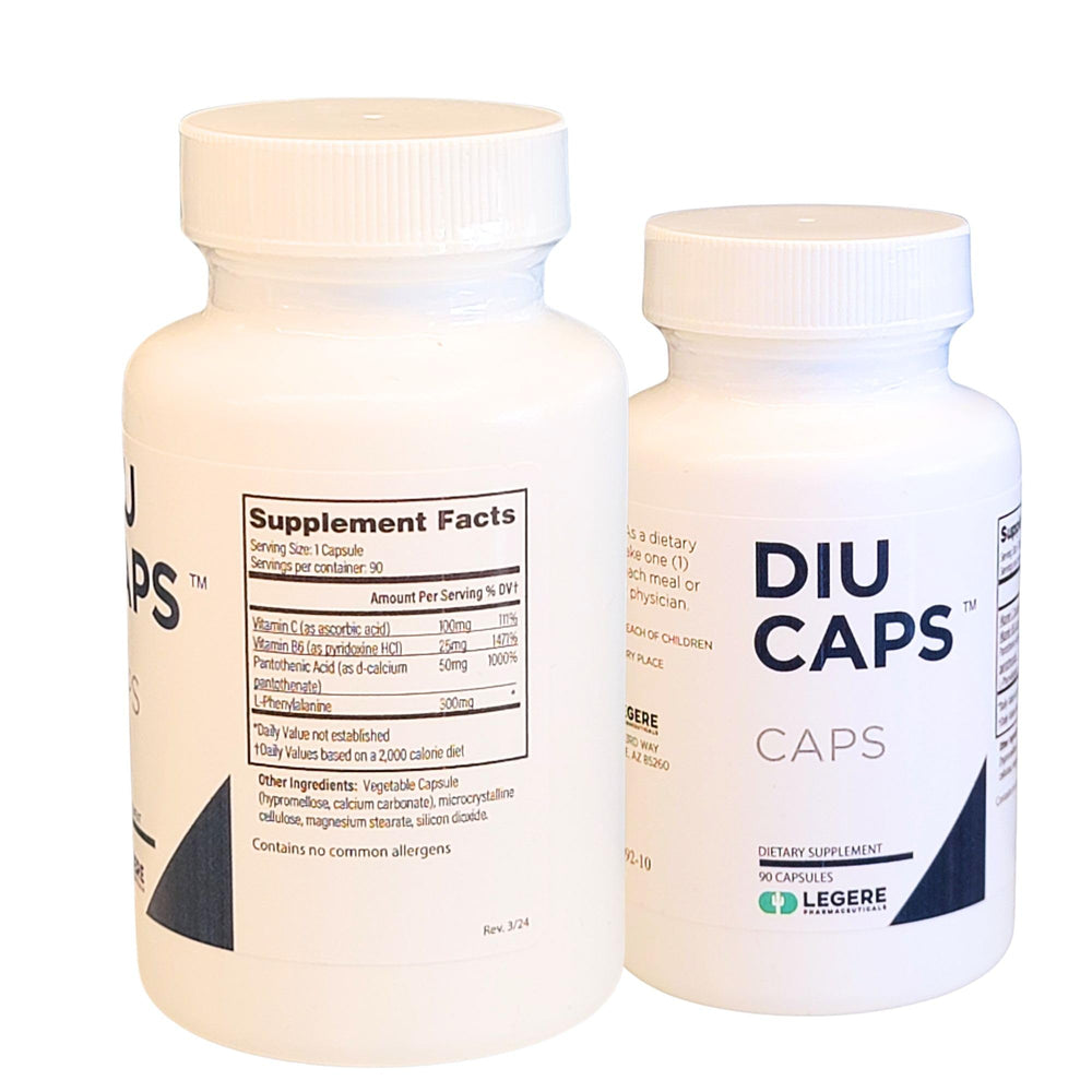 Legere Diucaps capsules close-up, easy to swallow for daily energy.