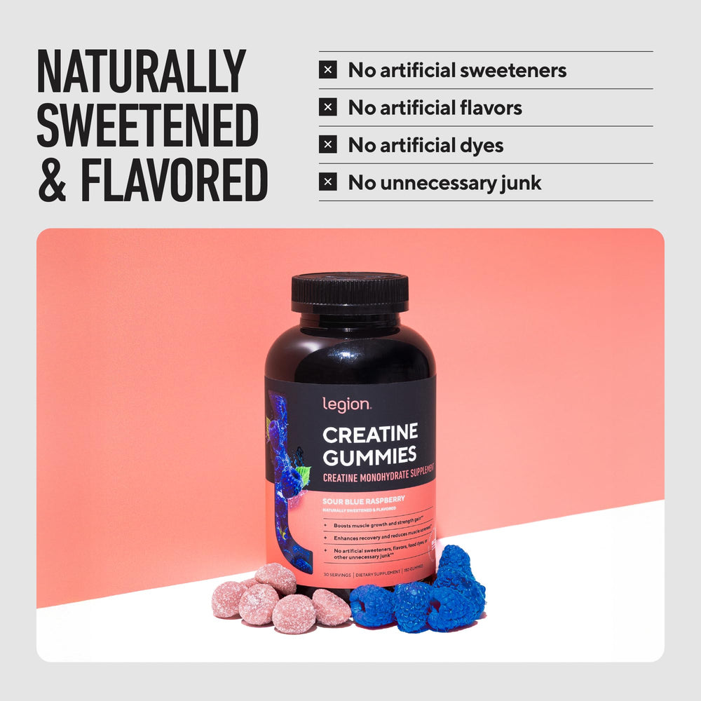 Gummies being poured from bottle highlighting on-the-go supplementation.