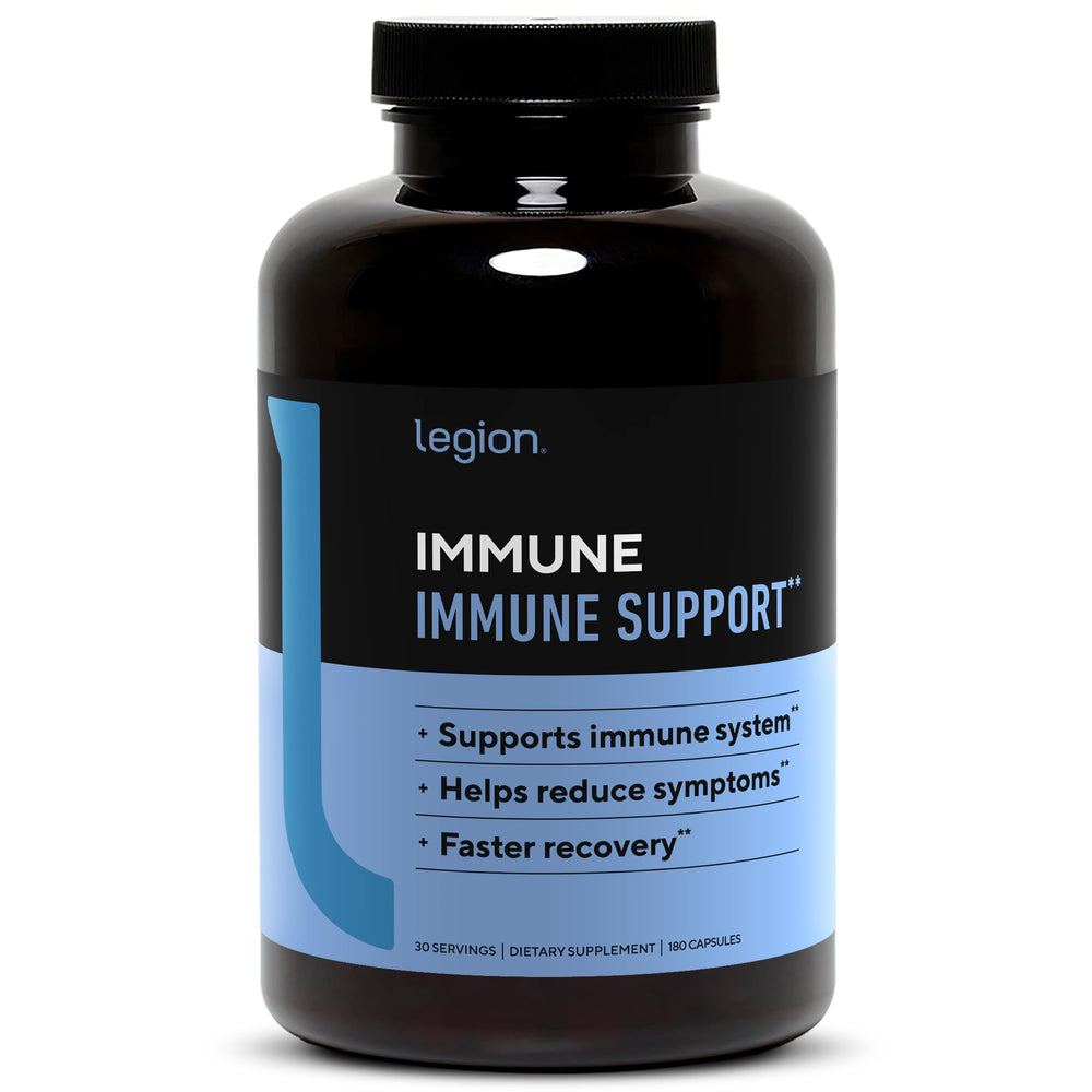 LEGION Immune bottle front for daily immune support