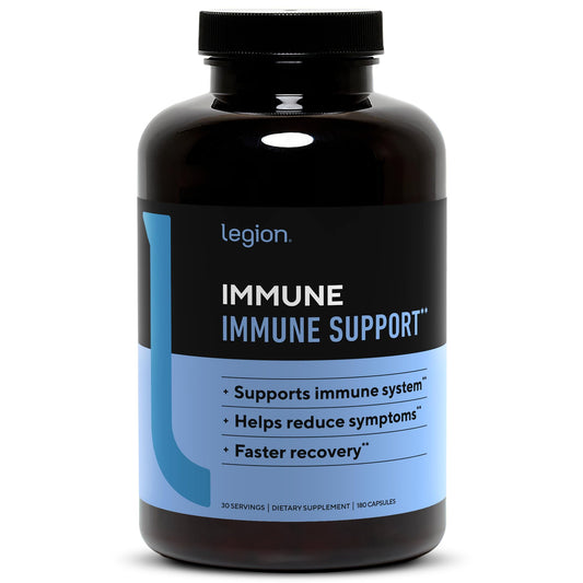 LEGION Immune bottle front for daily immune support