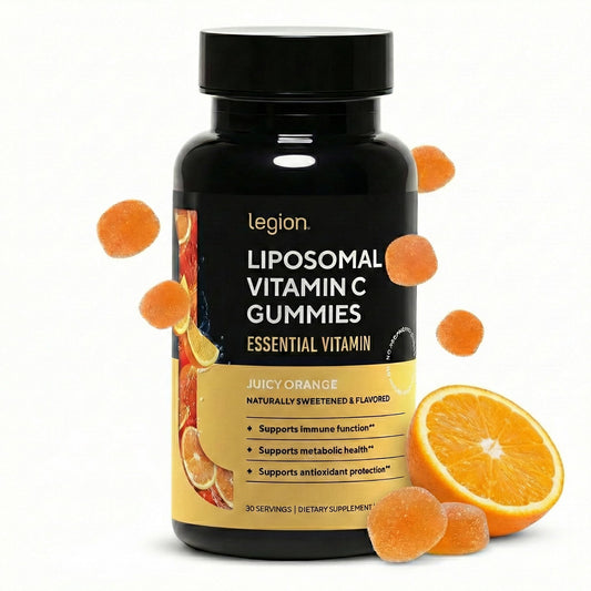 LEGION Liposomal Vitamin C Gummy bottle for daily immune support