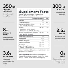LEGION Pulse label highlights artificial-sweetener-free formula