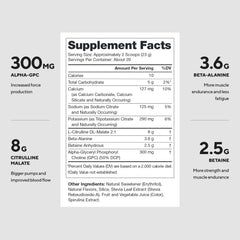 LEGION Pulse label closeup highlights transparent ingredients for trusted non-stimulant support.