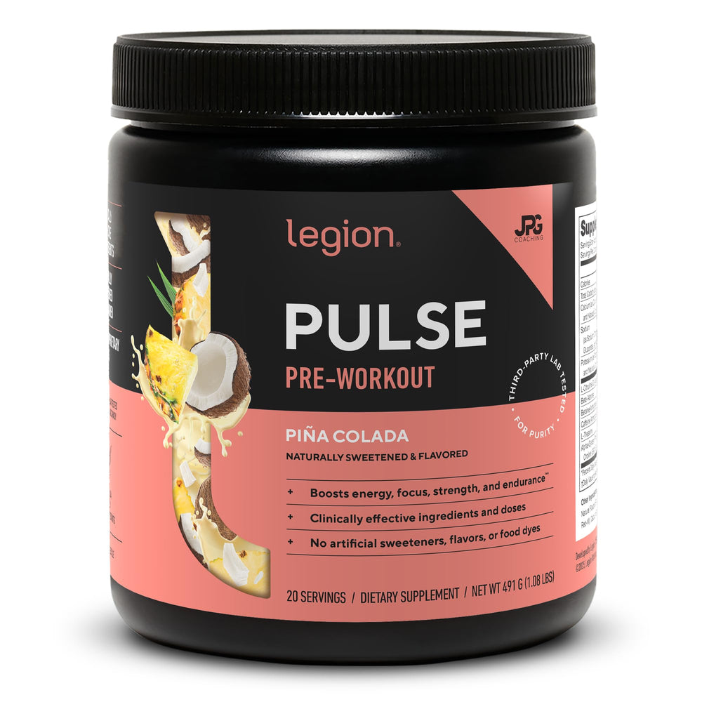 LEGION Pulse pina colada tub showcases natural energy