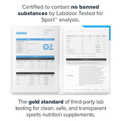 LEGION Recharge batch shows ISO-certified purity and third-party testing