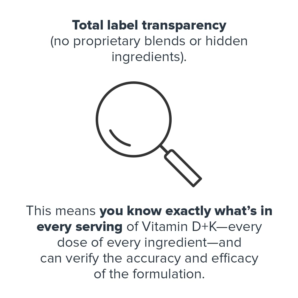 LEGION Vitamin D3 K2 bottle is ISO 17025 tested for potency and purity.