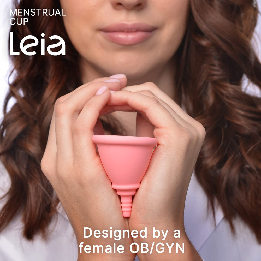 Leia low cervix design demonstrates comfortable fit and easy removal.
