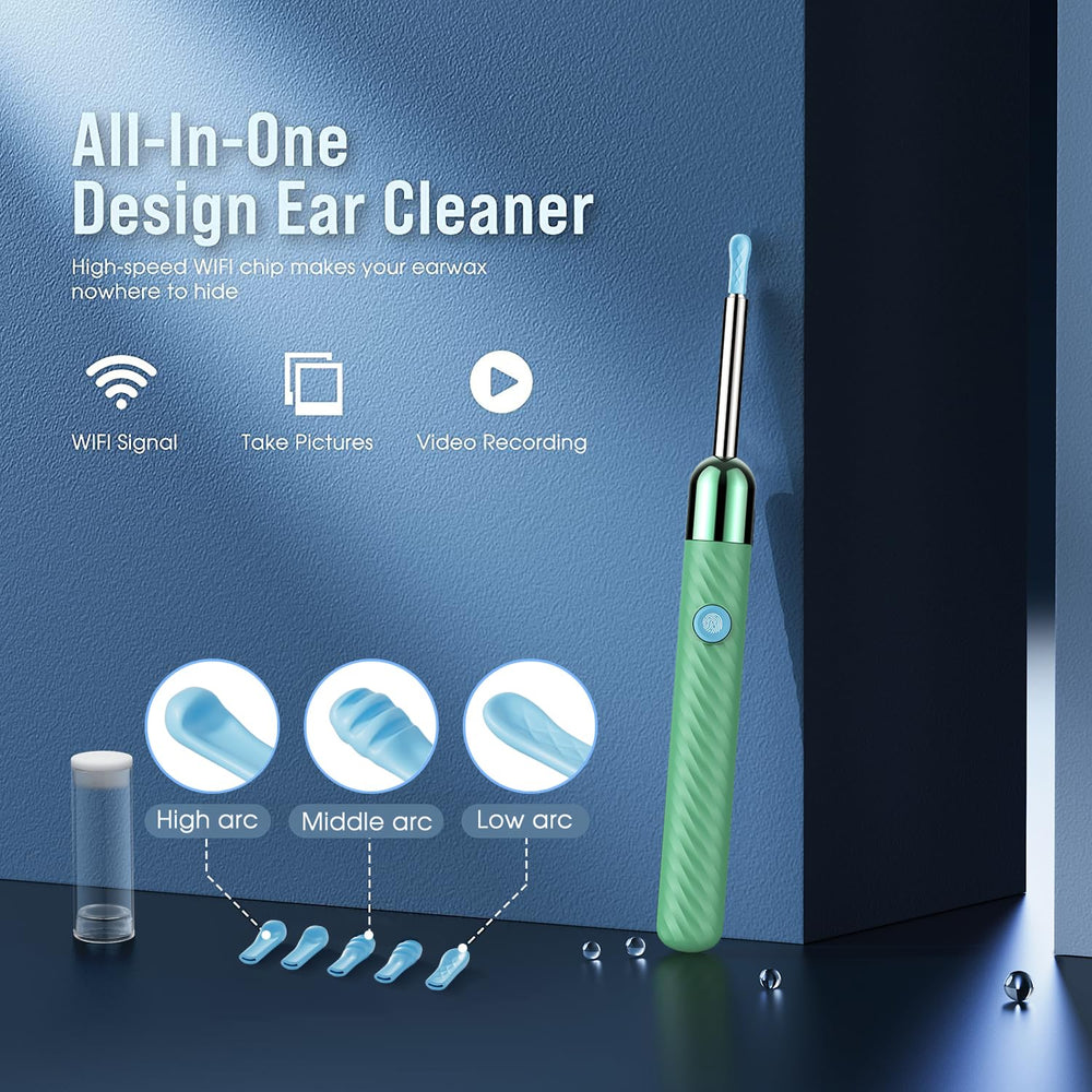 LEIPUT cleaning kit shows six LED lights for better visibility