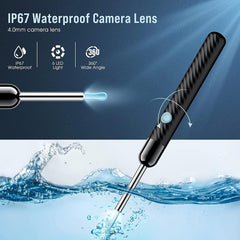 LEIPUT IP67 waterproof otoscope withstands washes after use