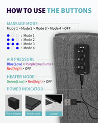 Set of two LEISPO massagers enables paired use at home.