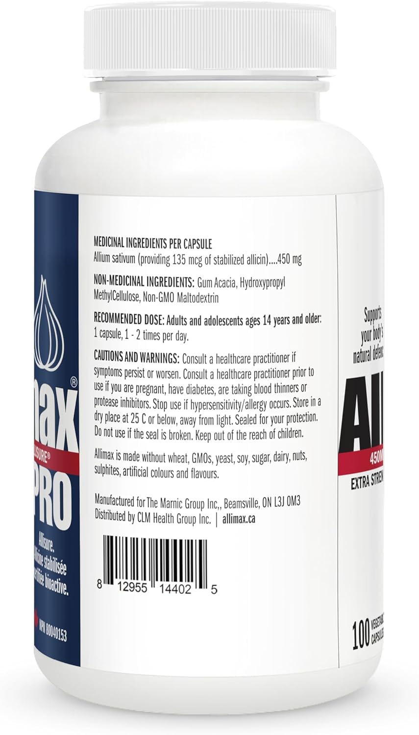 lekullna Allicin Garlic Supplement packaging showing clean and sustainable sourcing.