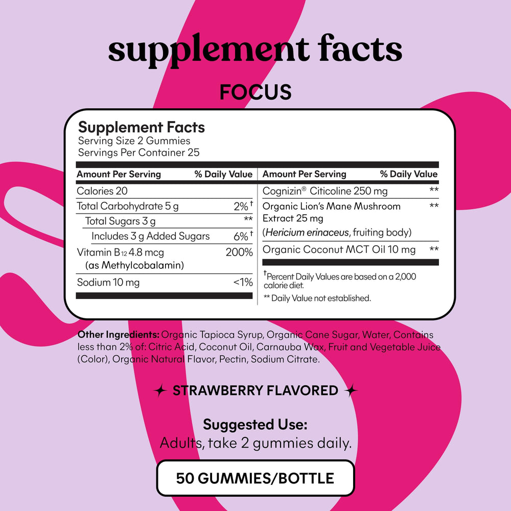 Lemme Focus gummies in a glass of water illustrating easy consumption.