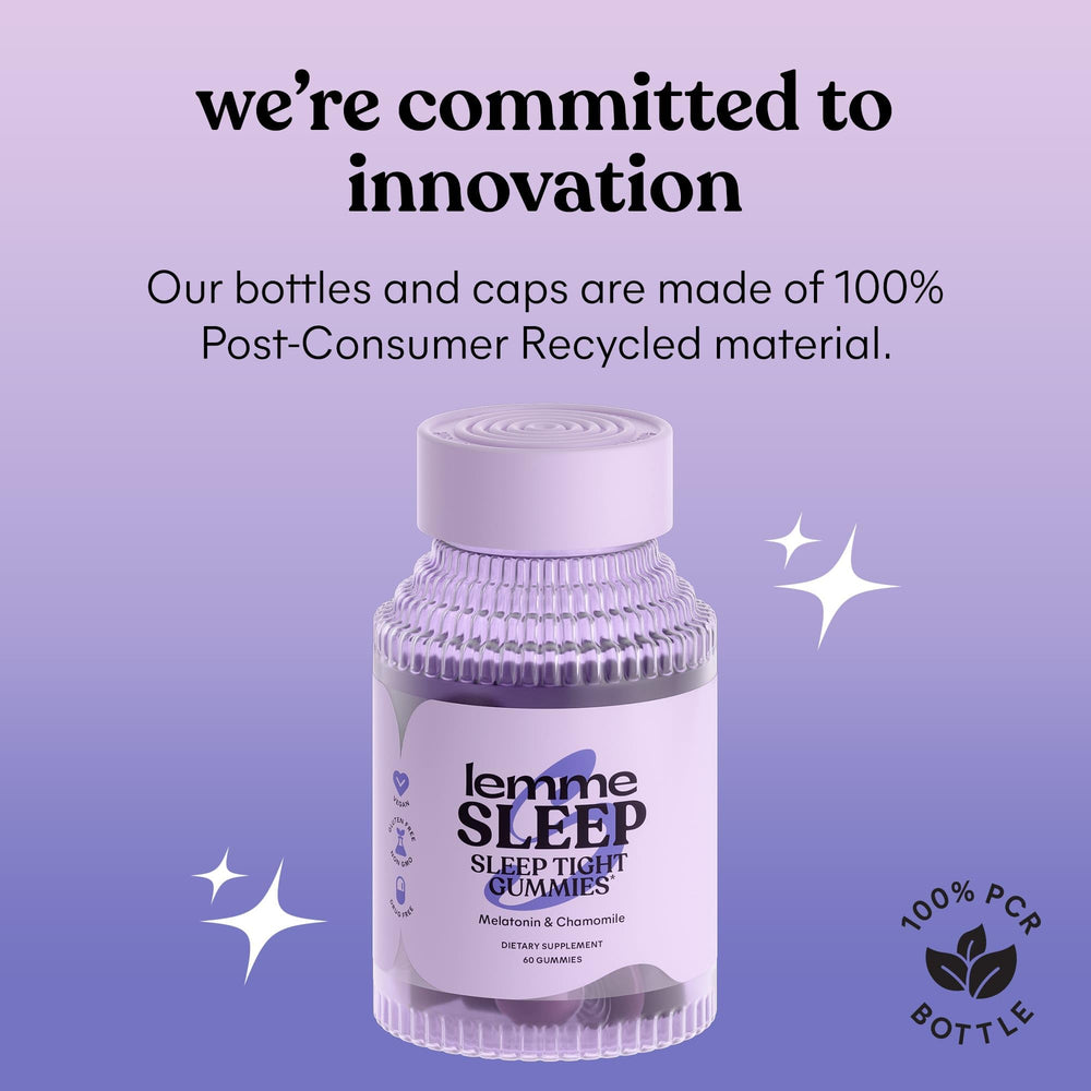 Lemme Sleep Gummies gummy closeup highlights berry flavor and soft texture.